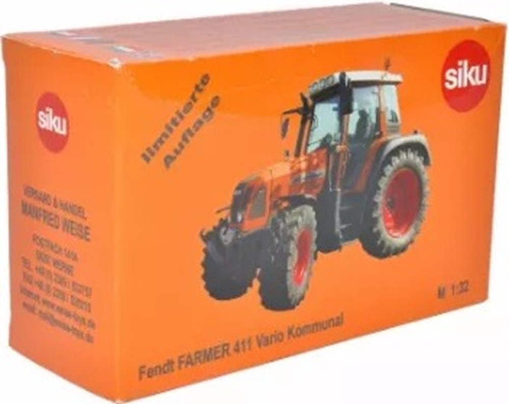 Siku WT002 - Tracteur Fendt Farmer 411 Vario Kommunal - OUI - X modeles reduits vehicules agricoles siku wt002 tracteur fendt farmer 411 vario kommunal oui x