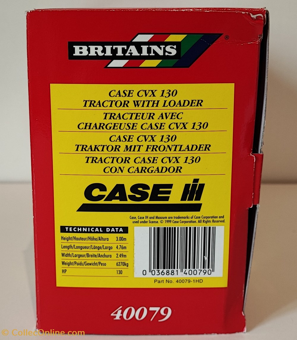 Britains 40079 - 1/32 - Case CVX 130 - Ok modeles reduits vehicules agricoles ih britains 40079 1 32 case cvx 130 ok