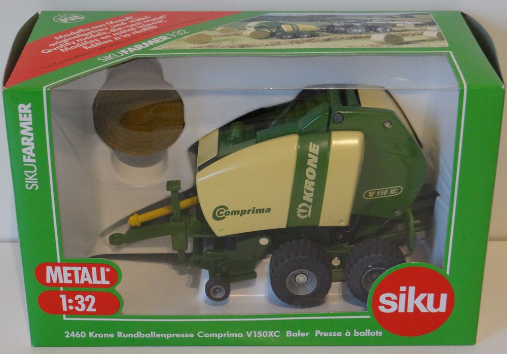 12/2024 - Siku 2460 - Presse Krône Comprima V 150 XC - X modeles reduits vehicules agricoles 12 2024 siku 2460 presse krone comprima v 150 xc x