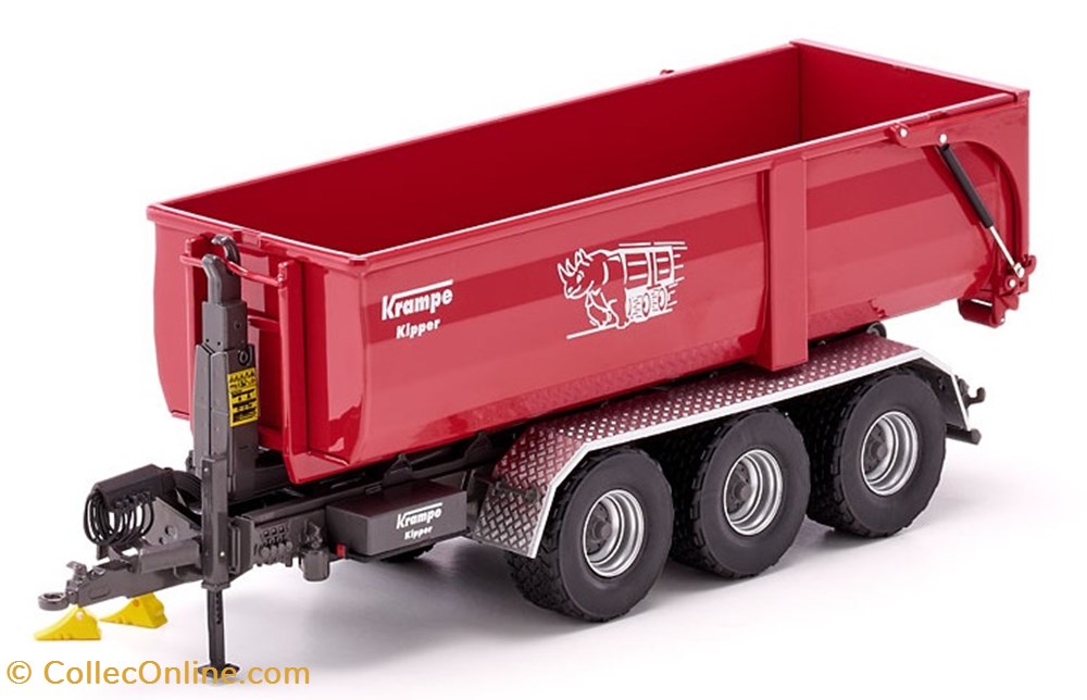 Wiking 7826 - Porte-caisson Krampe Amplirol THL 30L modeles reduits vehicules agricoles wiking 7826 porte caisson krampe amplirol thl 30l