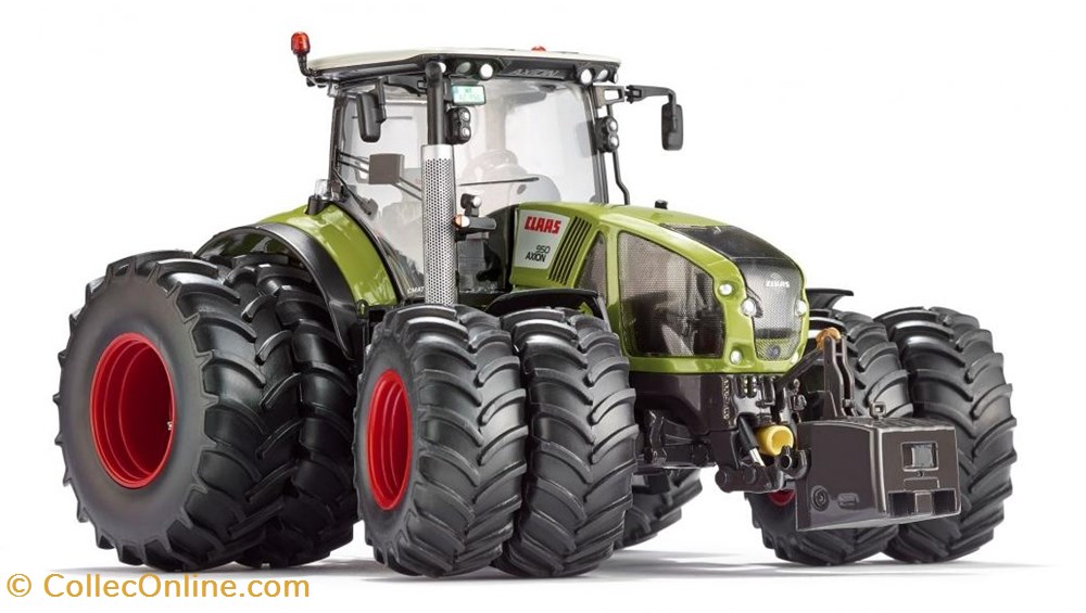 modeles reduits vehicules agricoles wiking 7328 tracteur claas axion 950 jumele avt arr