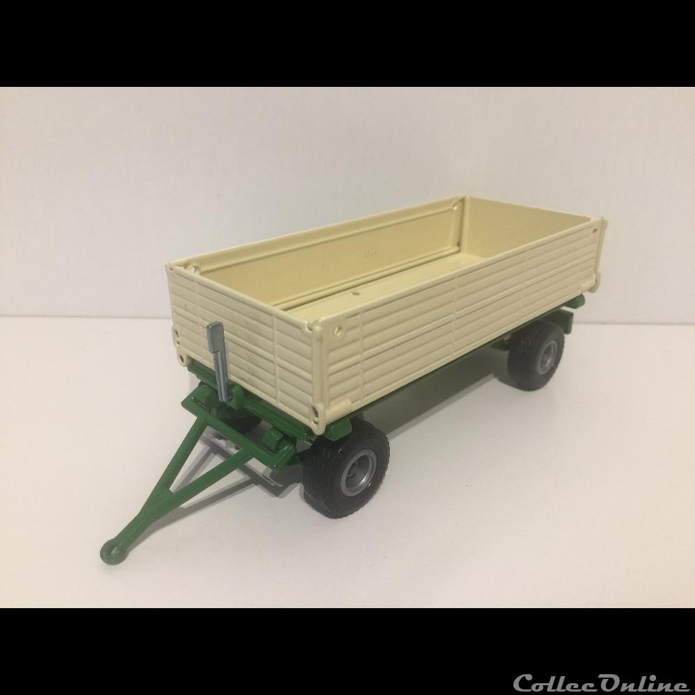 Siku 2551D - Remorque 2 essieux - X sans boîte modeles reduits vehicules agricoles autre siku 2551d remorque 2 essieux x sans boite