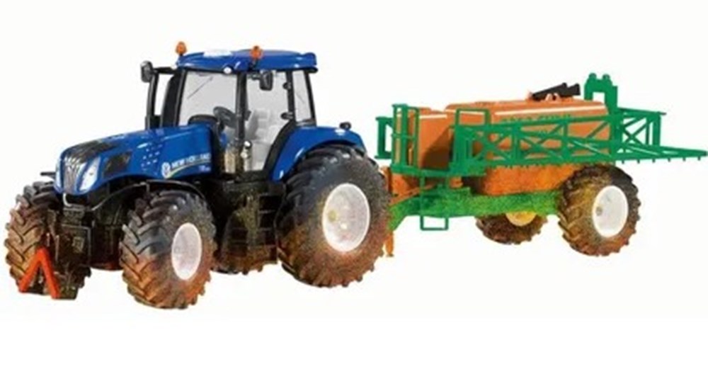 Siku 8511 - Set New Holland T8.290 + épandeur Amazone UG 4500 Novo - X modeles reduits vehicules agricoles siku 8511 set new holland t8 290 epandeur amazone ug 4500 novo x