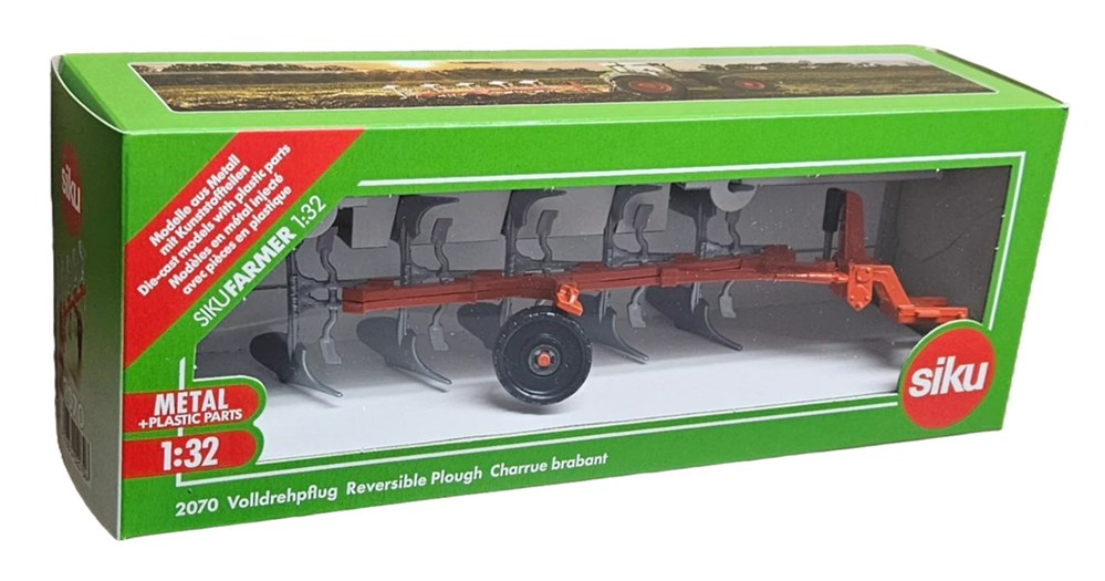 Siku 2070 - Charrue brabant réversible 5 socs - OUI - X modeles reduits vehicules agricoles autre siku 2070 charrue brabant reversible 5 socs oui x