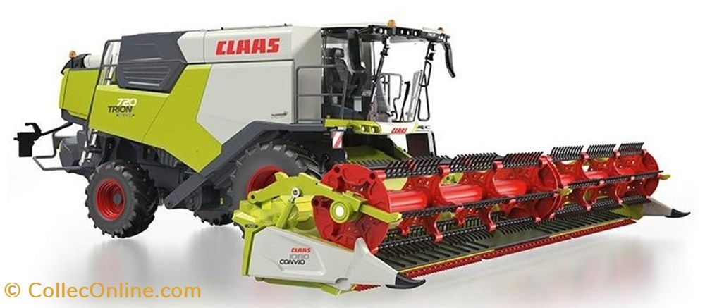 Wiking 7857 - Moissonneuse Claas Trion 720 Montana modeles reduits vehicules agricoles wiking 7857 moissonneuse claas trion 720 montana
