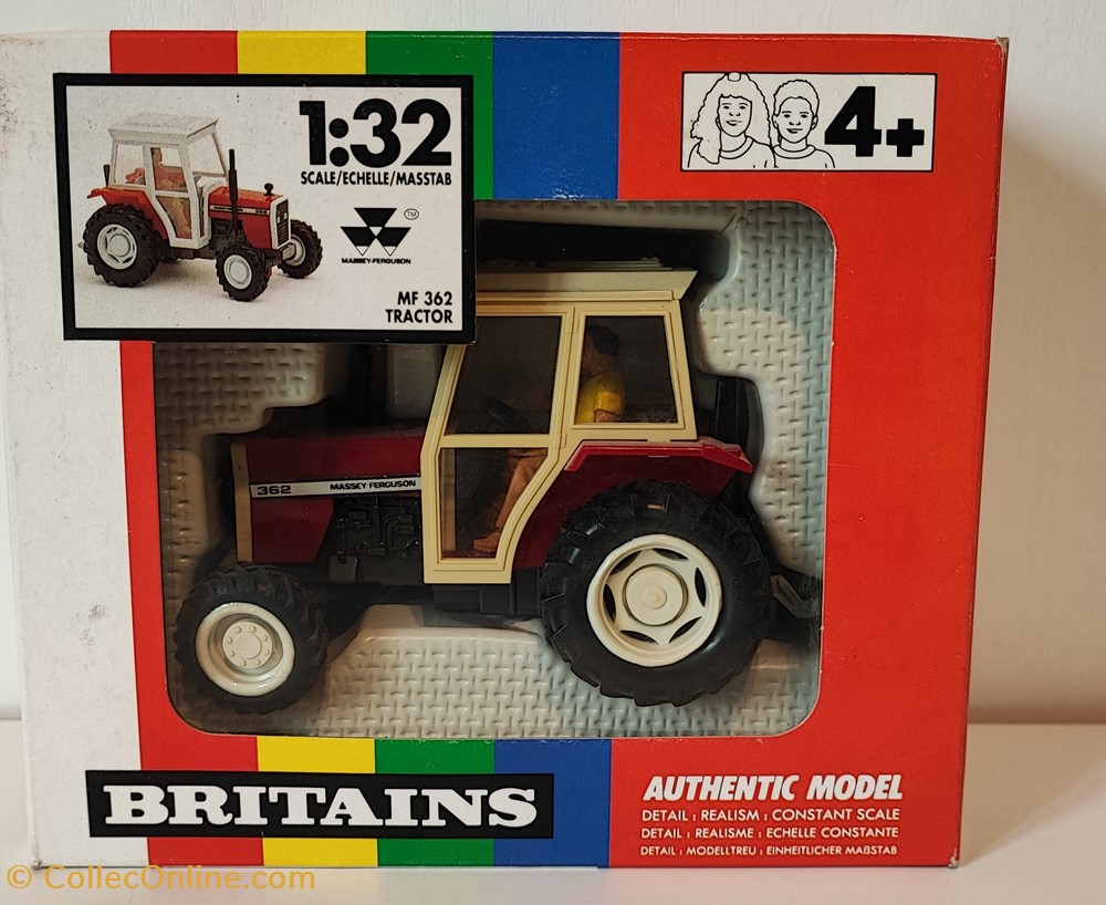 modeles reduits vehicules agricoles britains 09502a tracteur massey ferguson mf 362 ok