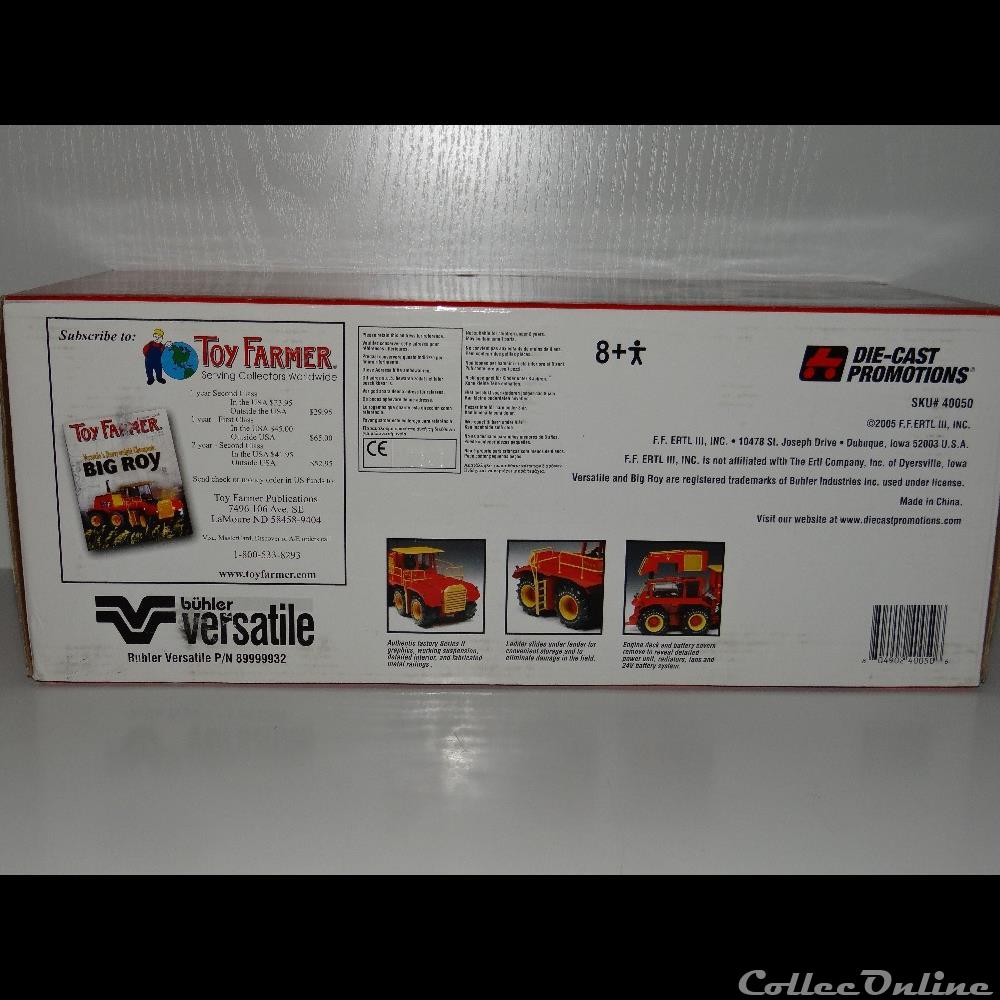 modeles reduits vehicules agricoles bud ertl 40050 versatile big roy 1080 factory oui