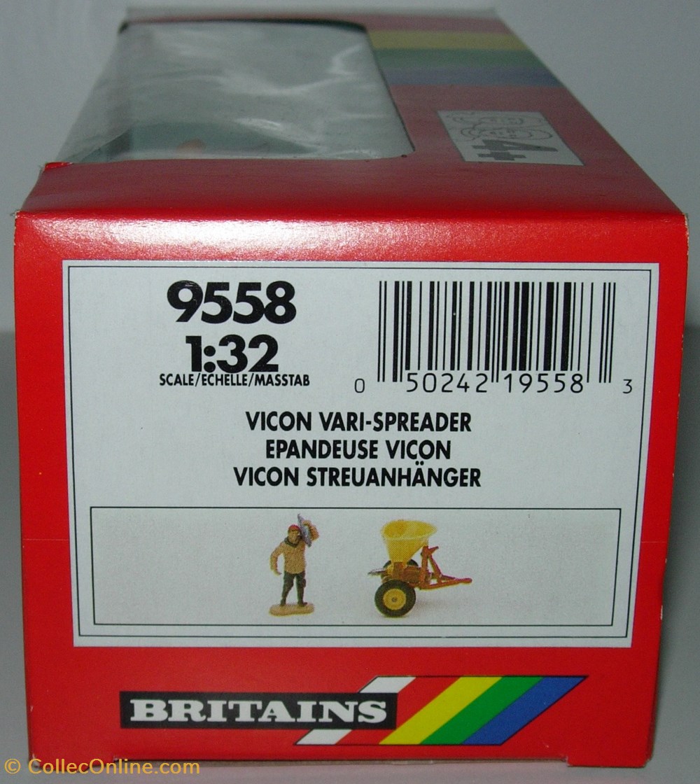 Britains 09558 - 1/32 - Semoir Vicon - Ok modeles reduits vehicules agricoles britains 09558 1 32 semoir vicon ok