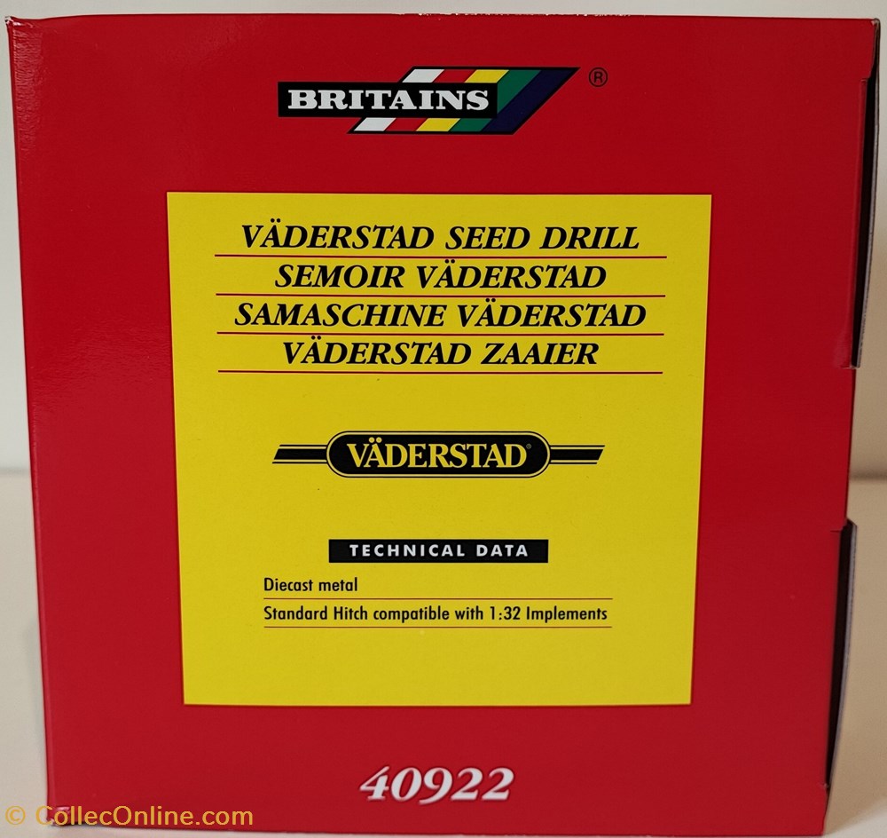 Britains 40922 - 1/32 - Semoir Väderstad - Ok modeles reduits vehicules agricoles britains 40922 1 32 semoir vaderstad ok