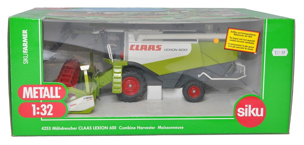 Siku 4253 - Moissonneuse-batteuse Claas Lexion 600 modeles reduits vehicules agricoles siku 4253 moissonneuse batteuse claas lexion 600