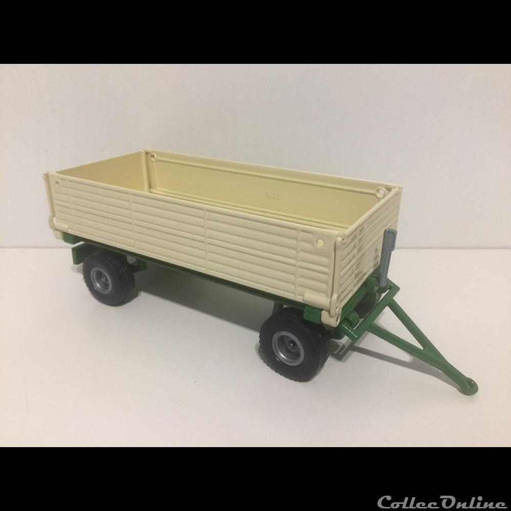 Siku 2551D - Remorque 2 essieux - X sans boîte 5 modeles reduits vehicules agricoles autre siku 2551d remorque 2 essieux x sans boite