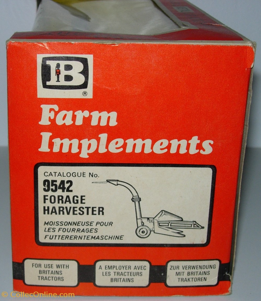 Britains 09542A - Ensileuse tractée Forage Harvester - Ok modeles reduits vehicules agricoles britains 09542a ensileuse tractee forage harvester ok