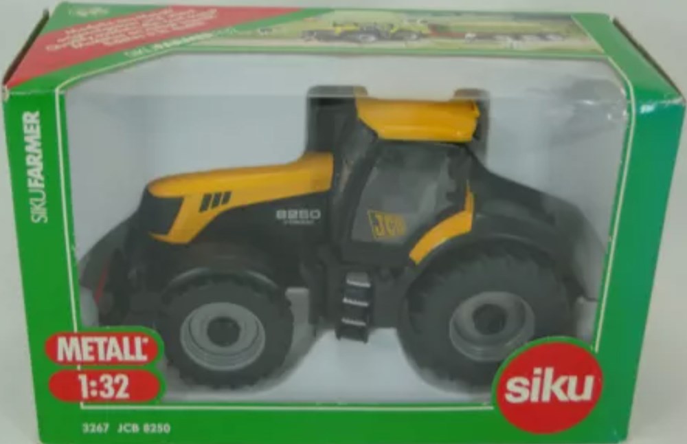Siku 3267 - Tracteur JCB 8250 V-Tronic modeles reduits vehicules agricoles deutz fahr siku 3267 tracteur jcb 8250 v tronic
