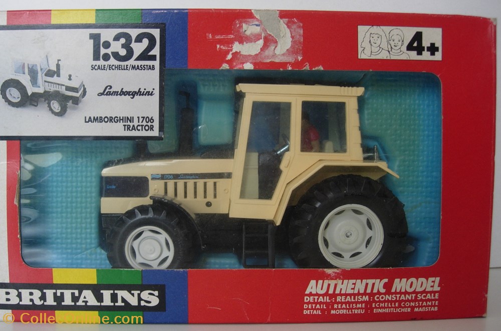 Britains 09528A - 1/32 - Lamborghini 1706 Turbo - Ok modeles reduits vehicules agricoles mercedes britains 09528a 1 32 lamborghini 1706 turbo ok