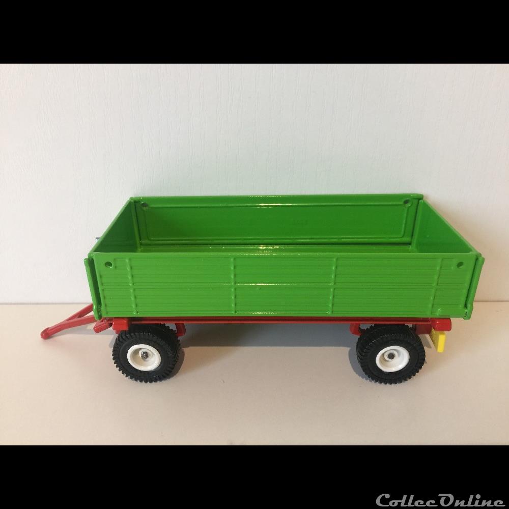 Siku 2551A - Remorque 2 essieux sans marque - X 4 modeles reduits vehicules agricoles autre siku 2551a remorque 2 essieux sans marque x