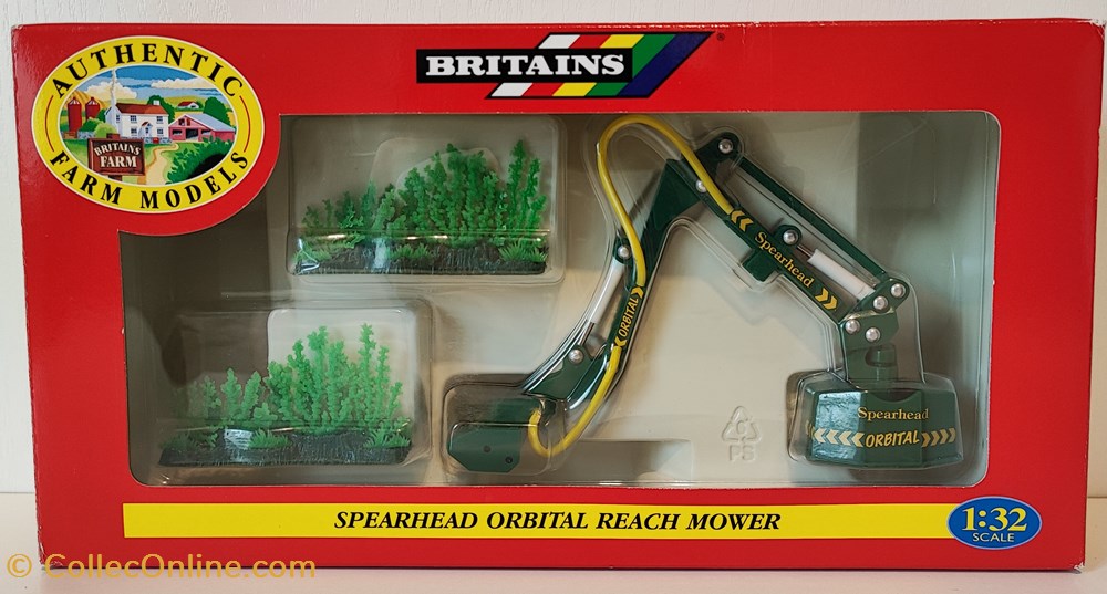 modeles reduits vehicules agricoles britains 00048 faucheuse orbital spearhead ok