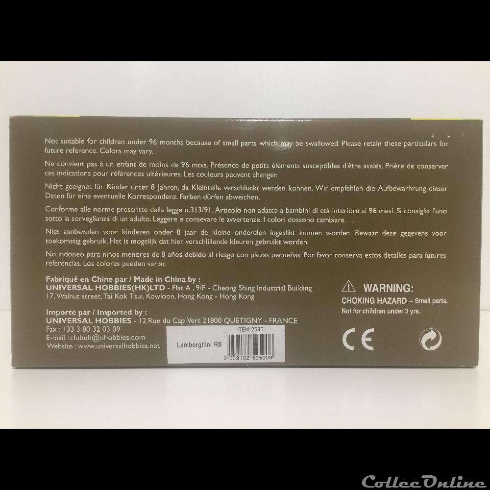 modeles reduits vehicules agricoles uh 2595 lamborghini r6 100 x