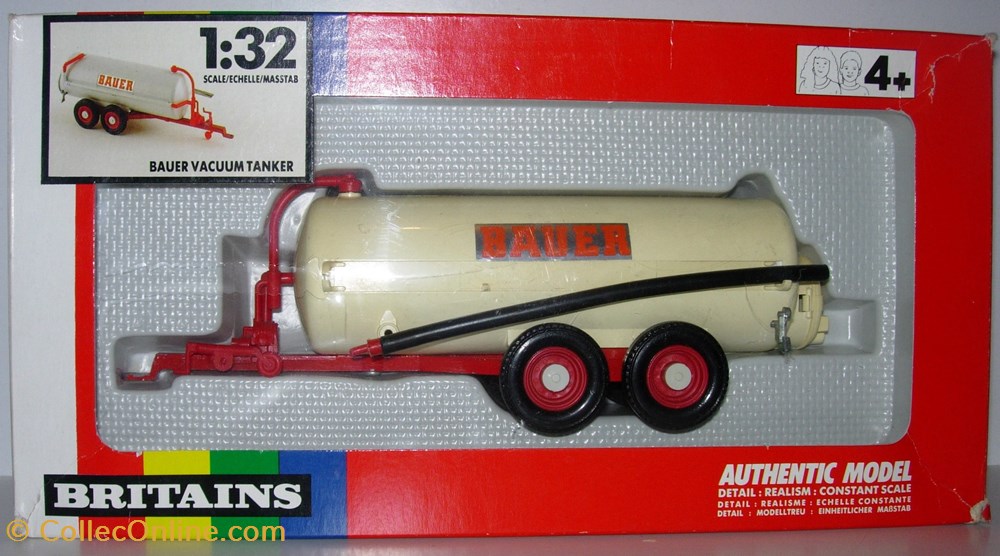 Britains 09563A - 1/32 - Tonne à lisier Bauer - Ok modeles reduits vehicules agricoles britains 09563a 1 32 tonne a lisier bauer ok