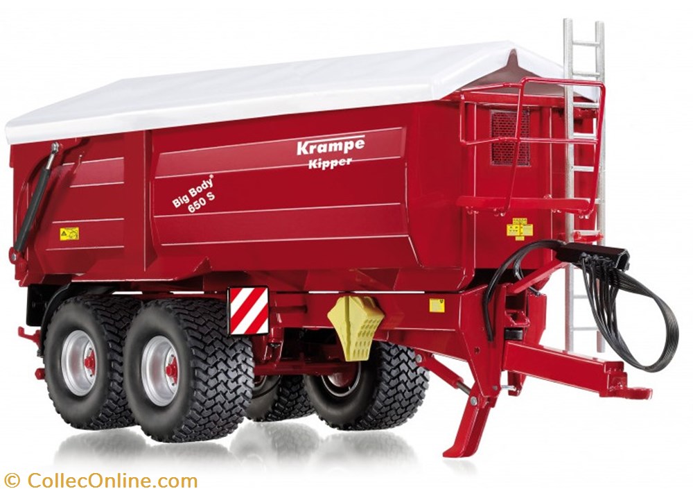 Wiking 7335 - Remorque Krampe Big Body 650 - OUI - X modeles reduits vehicules agricoles wiking 7335 remorque krampe big body 650 oui x