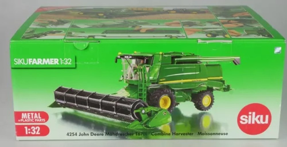 modeles reduits vehicules agricoles siku 4254 moissonneuse batteuse john deere jd t670i