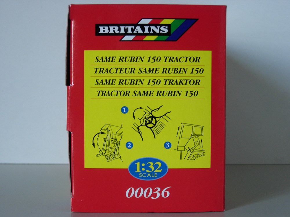 modeles reduits vehicules agricoles britains 00036 tracteur same rubin 150 ok
