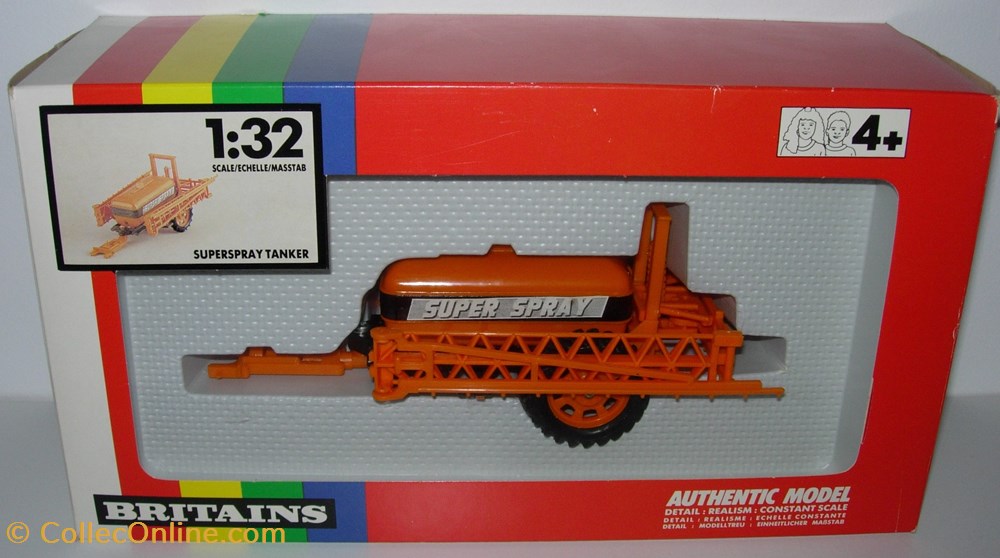 Britains 09537A - 1/32 - Pulvérisateur tracté - Ok modeles reduits vehicules agricoles britains 09537a 1 32 pulverisateur tracte ok