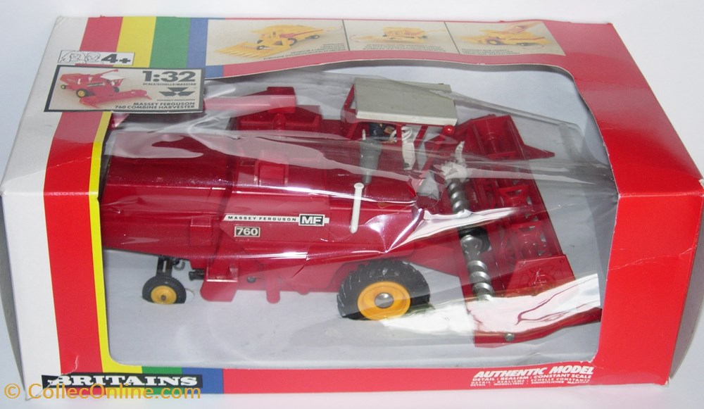 Britains 09570 - 1/32 - Massey Ferguson MF 760 - Ok modeles reduits vehicules agricoles britains 09570 1 32 massey ferguson mf 760 ok