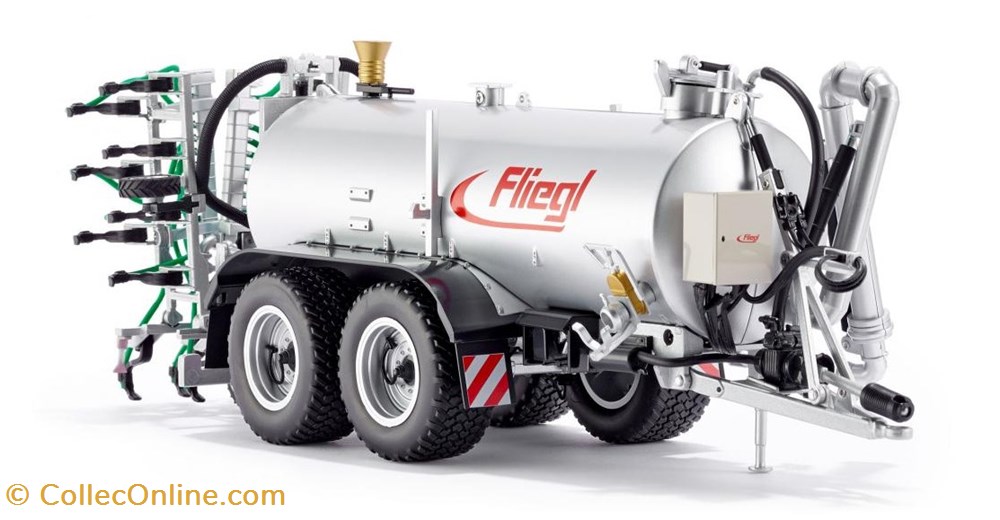 Wiking 7338 - Tonne à lisier Fliegl VFW 18000 Profiline + enfouisseur modeles reduits vehicules agricoles wiking 7338 tonne a lisier fliegl vfw 18000 profiline enfouisseur
