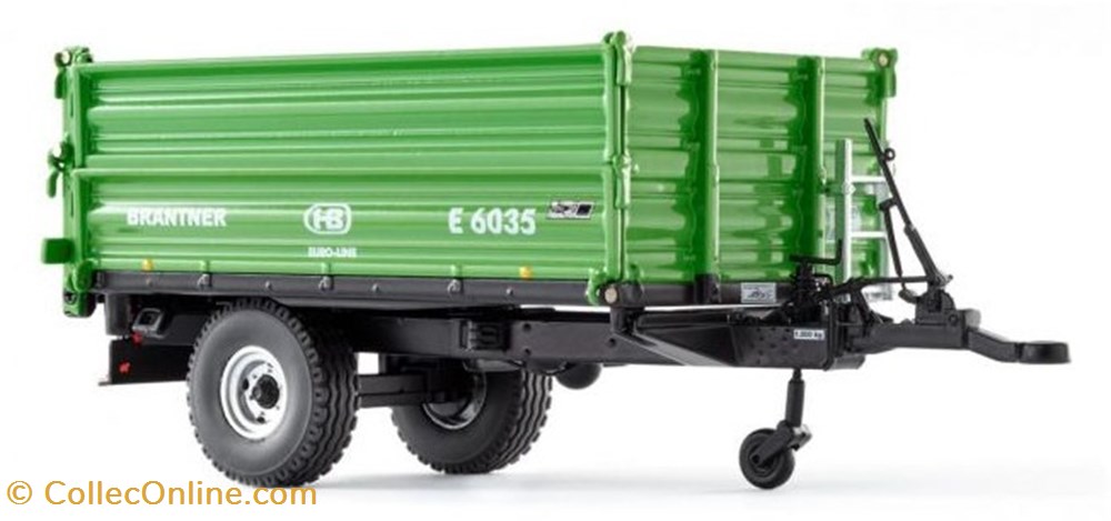 Wiking 7348 - Remorque Brantner E 6035 modeles reduits vehicules agricoles wiking 7348 remorque brantner e 6035