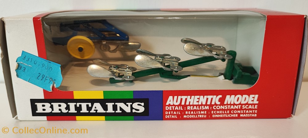 Britains 09546 - 1/32 - Set charrues - Ok modeles reduits vehicules agricoles britains 09546 1 32 set charrues ok