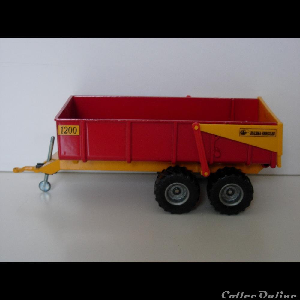 Siku WT041 - Remorque Bijlsma Hercules 1200 - OUI - X 4 modeles reduits vehicules agricoles siku wt041 remorque bijlsma hercules 1200 oui x