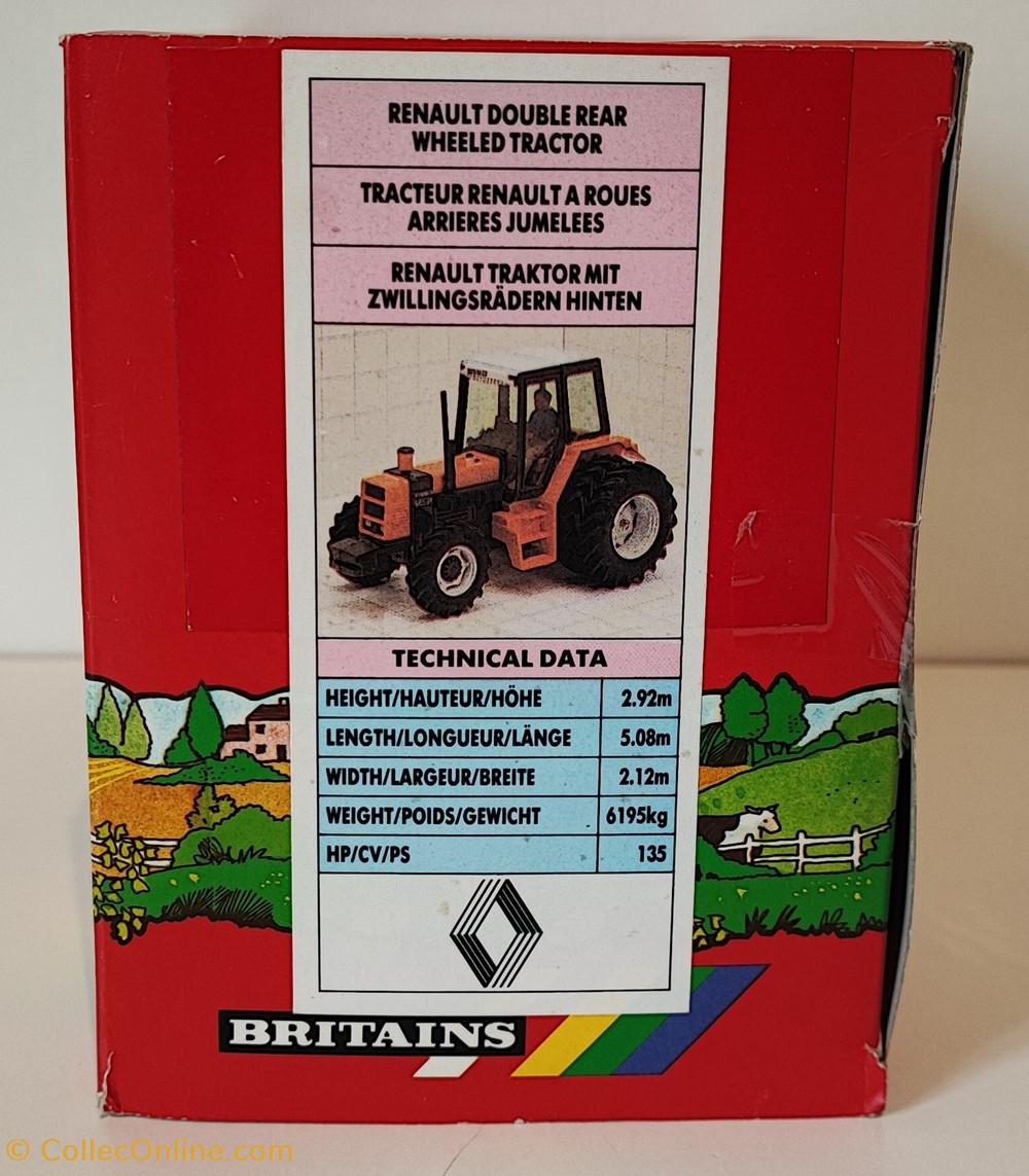 Britains 09522 - 1/32 - Renault 145-14 Turbo - Ok modeles reduits vehicules agricoles britains 09522 1 32 renault 145 14 turbo ok