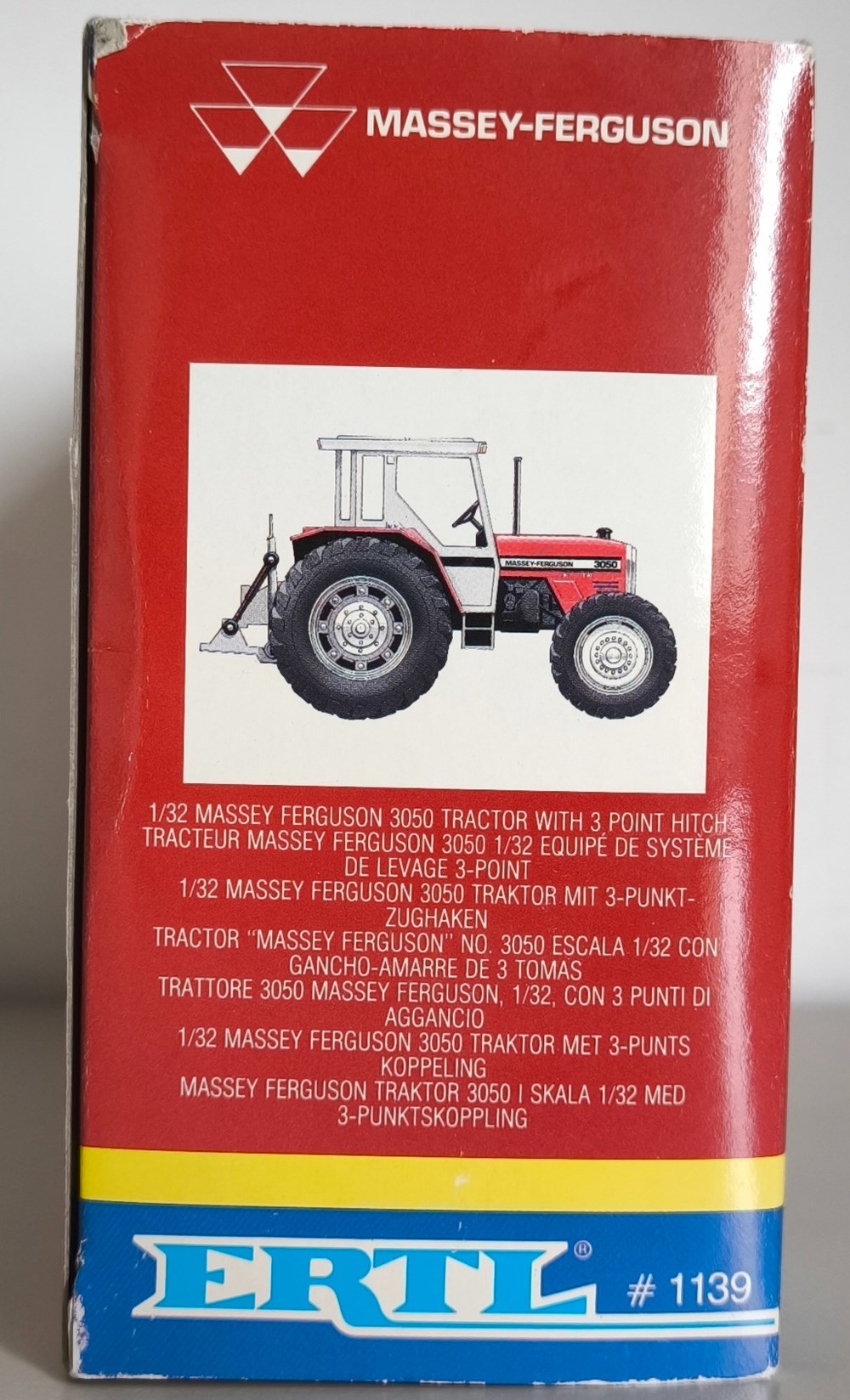 Ertl 1139 - Massey Ferguson MF 3050 - X modeles reduits vehicules agricoles ertl 1139 massey ferguson mf 3050 x