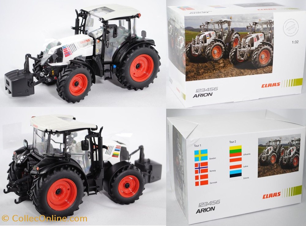 Wiking 6770 - Tracteur Claas Arion Blanc Agritechnica 2015 - Ed Ltd modeles reduits vehicules agricoles wiking 6770 tracteur claas arion blanc agritechnica 2015 ed ltd