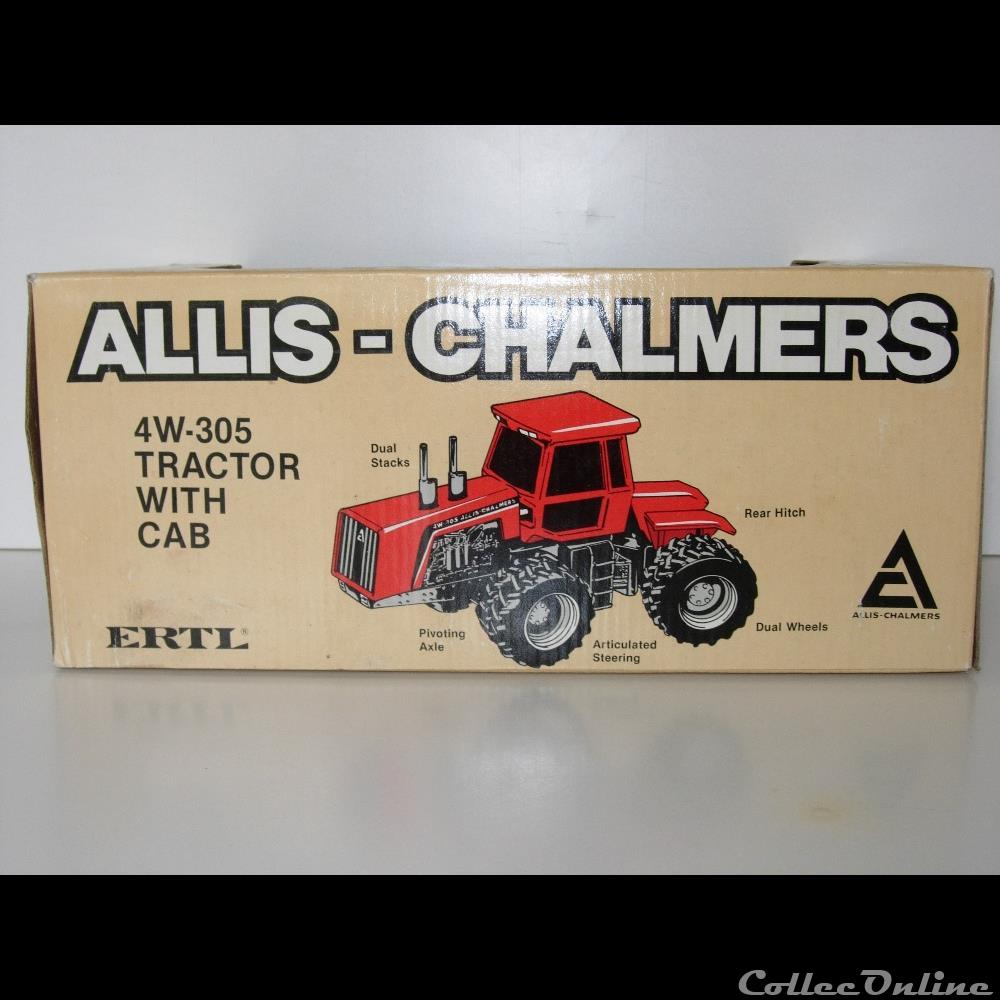 modele reduit vehicule agricole ertl 1225r allis chalmers 4w 305 oui
