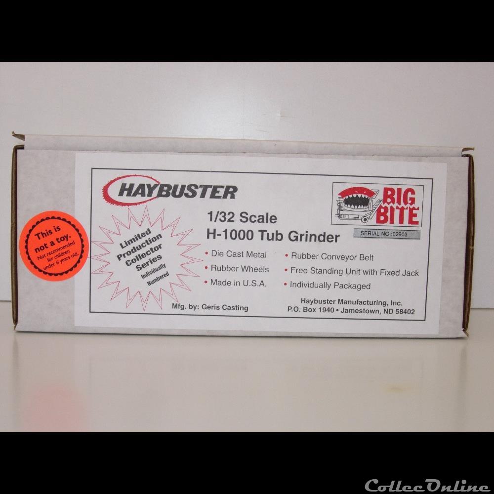 Hayb 02903 - H-1000 Tub Grinder - 1/32 2 modele reduit vehicule agricole autre hayb 02903 h 1000 tub grinder 1 32