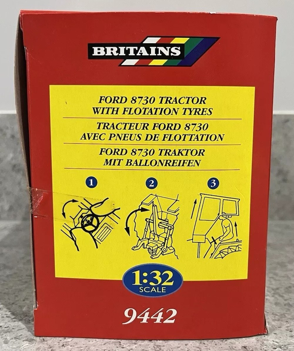 modeles reduits vehicules agricoles britains 09442b tracteur ford 8730