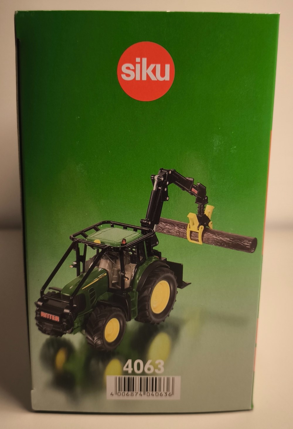 Siku 4063 - John Deere JD 7530 Forestier - X modeles reduits vehicules agricoles siku 4063 john deere jd 7530 forestier x