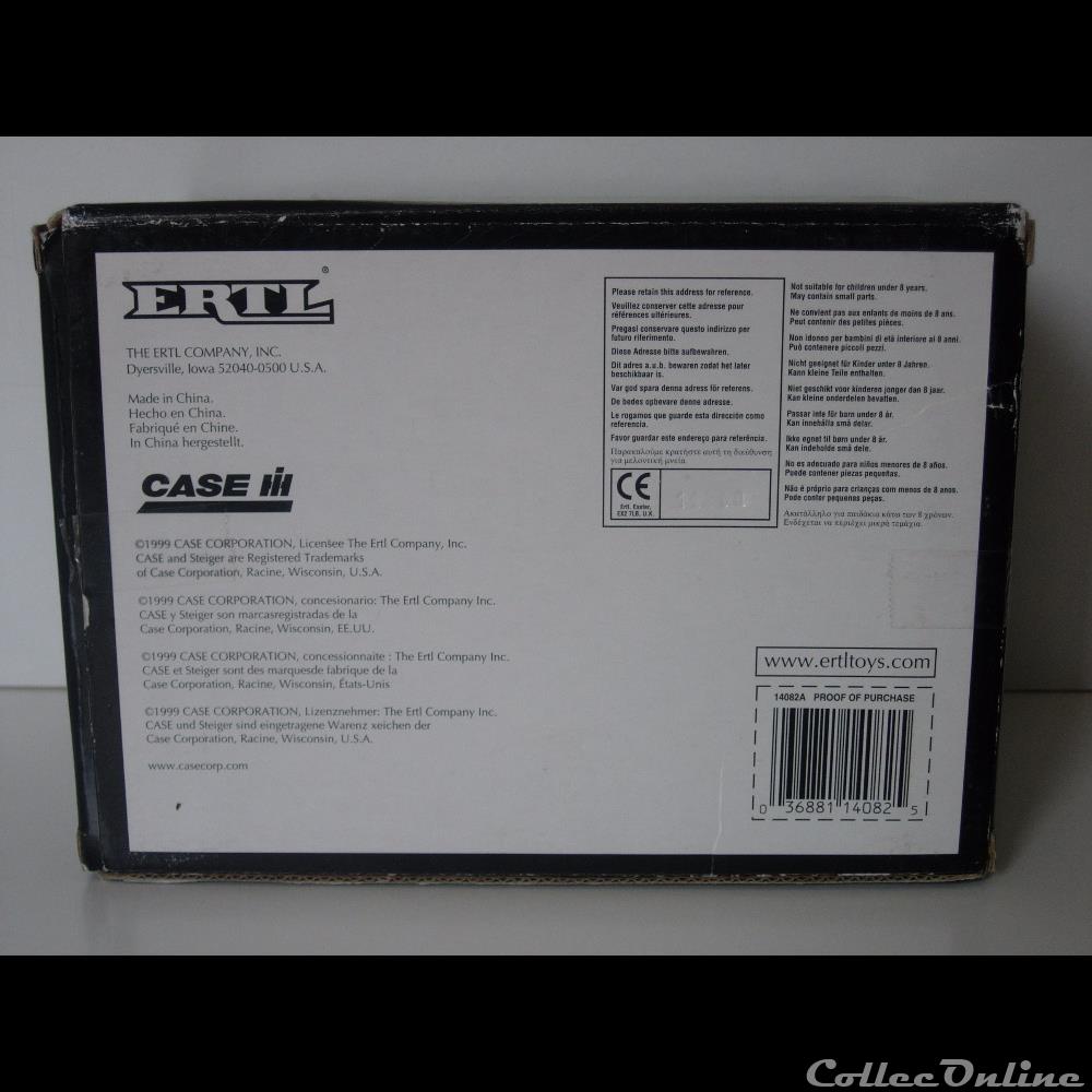 modeles reduits vehicules agricoles ertl 14082a steiger wildcat series i oui