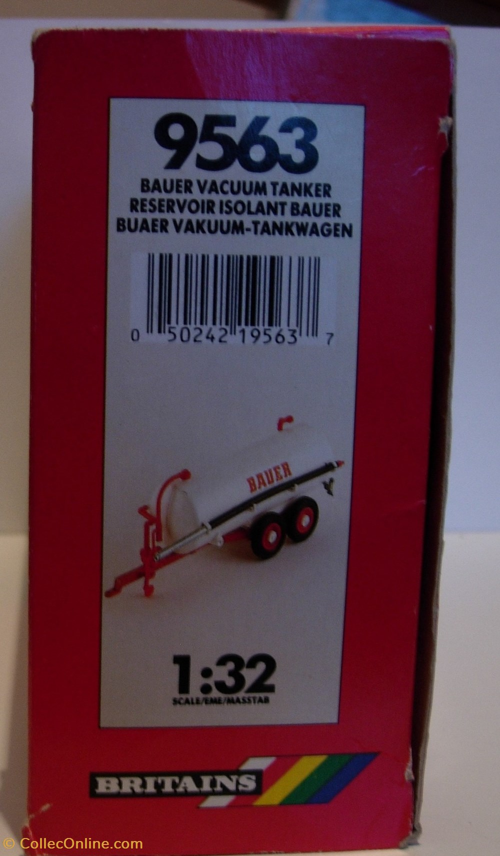 Britains 09563A - 1/32 - Tonne à lisier Bauer - Ok modeles reduits vehicules agricoles britains 09563a 1 32 tonne a lisier bauer ok
