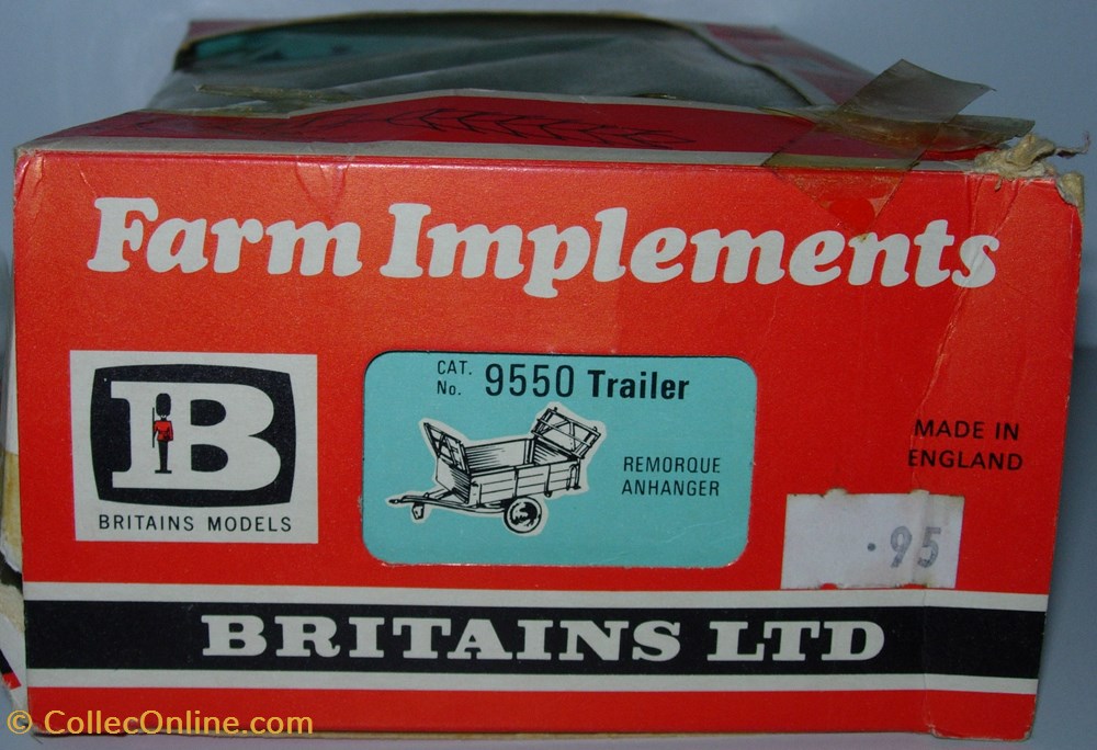 Britains 09550C - 1/32 - Remorque 1 essieu - Ok modeles reduits vehicules agricoles valmet britains 09550c 1 32 remorque 1 essieu ok