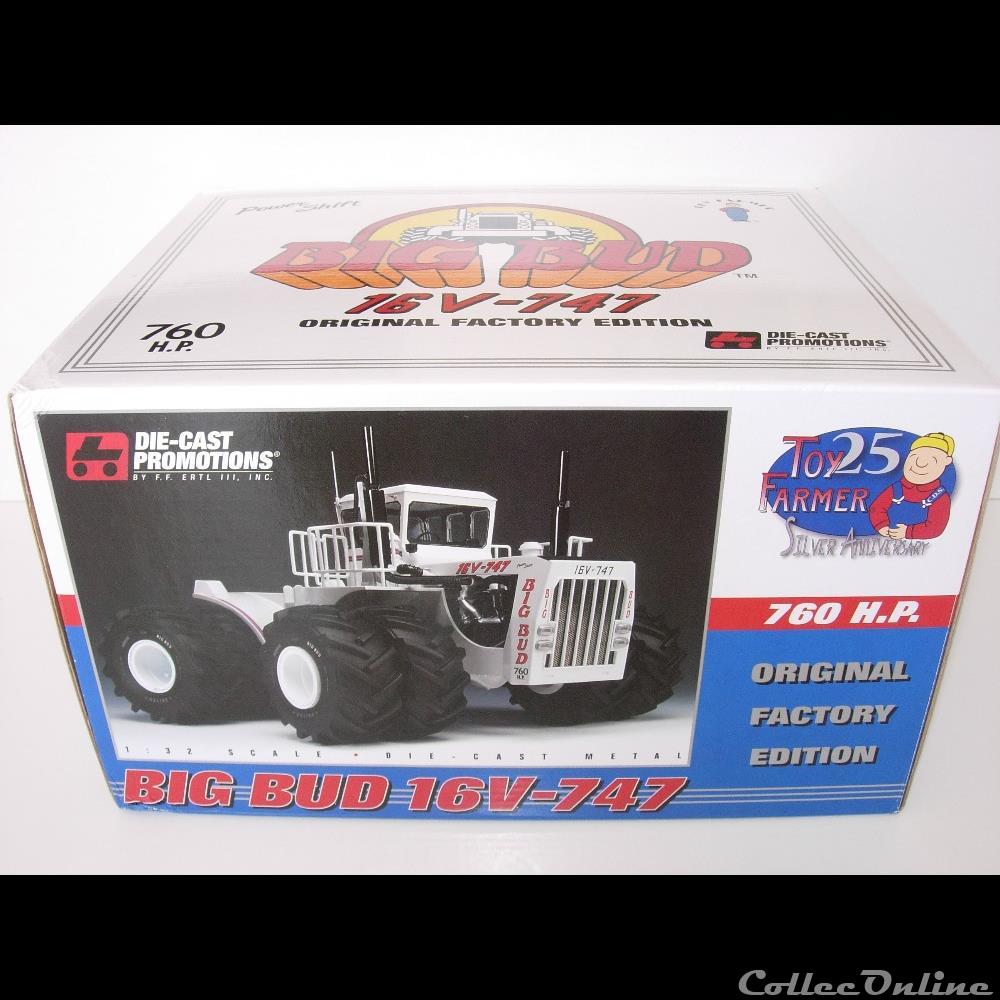 modeles reduits vehicules agricoles ertl 40015 big bud 16v 747 760 hp oui
