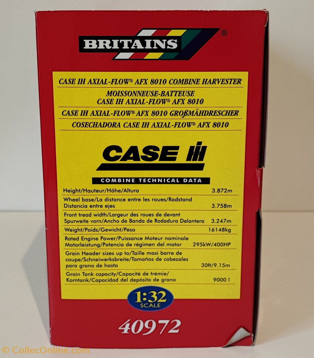 Britains 40972 - 1/32 - Case IH AFX 8010 - Ok modeles reduits vehicules agricoles britains 40972 1 32 case ih afx 8010 ok