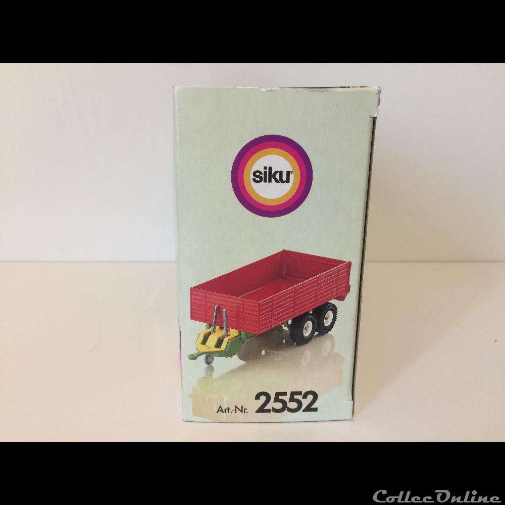 Siku 2552A - Remorque double essieux - X 5 modeles reduits vehicules agricoles autre siku 2552a remorque double essieux x