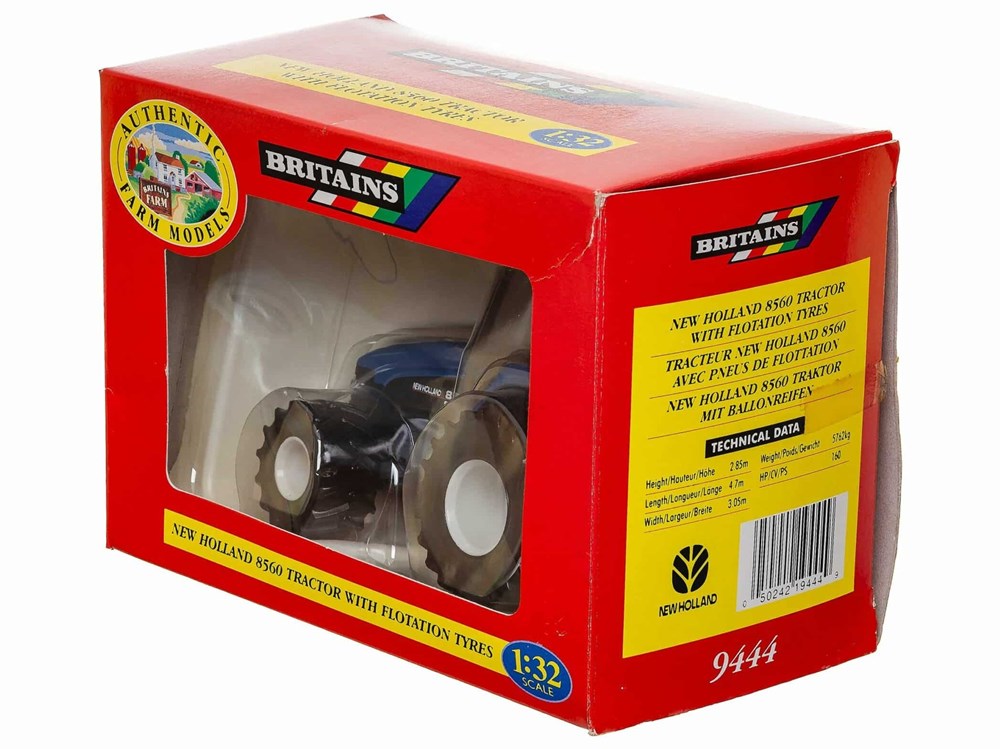 modeles reduits vehicules agricoles britains 09444 tracteur new holland nh 8560