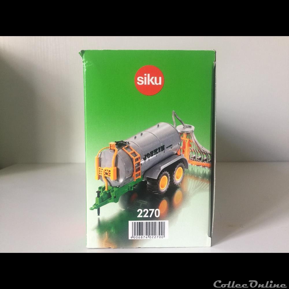 Siku 2270A - Citerne d'enfouissement Joskin Quadra - X 5 modeles reduits vehicules agricoles siku 2270a citerne enfouissement joskin quadra x