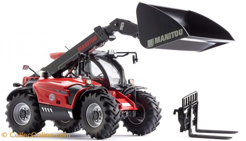 Wiking 7850 - Téléscopique Manitou MLT 365 modeles reduits vehicules agricoles wiking 7850 telescopique manitou mlt 365
