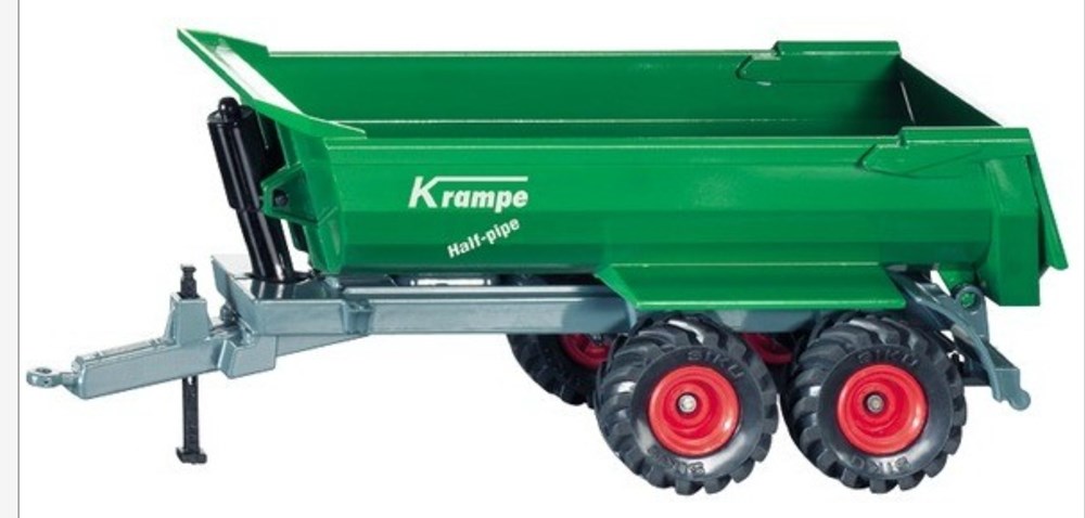 Siku 2871C - Remorque Krampe Half Pipe modeles reduits vehicules agricoles siku 2871c remorque krampe half pipe
