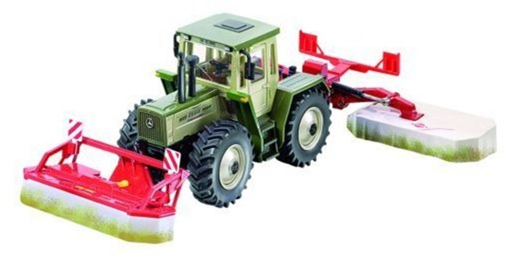 Siku 8505 - Set tracteur MB Trac 1800 + faucheuse Kuhn Autodrom modeles reduits vehicules agricoles mercedes siku 8505 set tracteur mb trac 1800 faucheuse kuhn autodrom