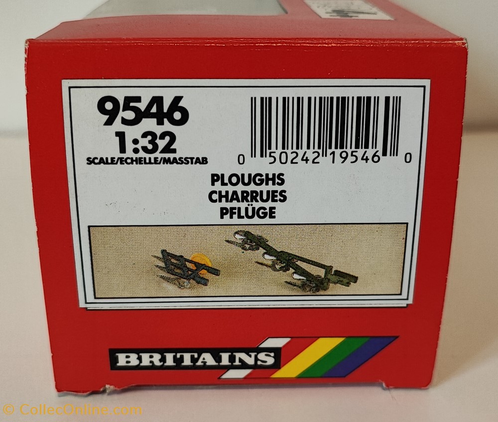 Britains 09546 - 1/32 - Set charrues - Ok modeles reduits vehicules agricoles britains 09546 1 32 set charrues ok
